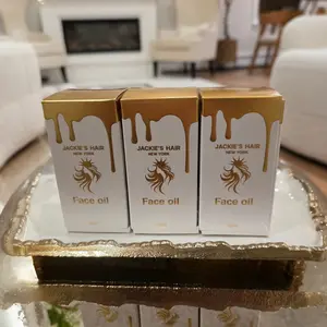 3x Jackie's Hair New York Face Oil - Radiance Boosting Velvety Botanical Elixir Serums Daily Lightweight Plant Vitamins Skin Repair Radiant 30ml Bottle