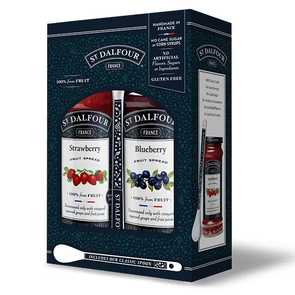 Strawberry & Blueberry Fruit Spread Gift Set