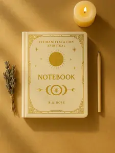 Spiritual 369 Manifestation Journal – Soft Life Ritual Notebook (Hardcover)
