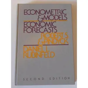 USED Book - Econometric models and economic forecasts by Robert S Pindyck (Paperback) - english