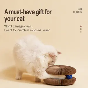Creative Foldable Cat Scratcher Pad, Accordion Design Pet Toy, Wear Resistant Scratching Tool for Daily Cat Entertainment