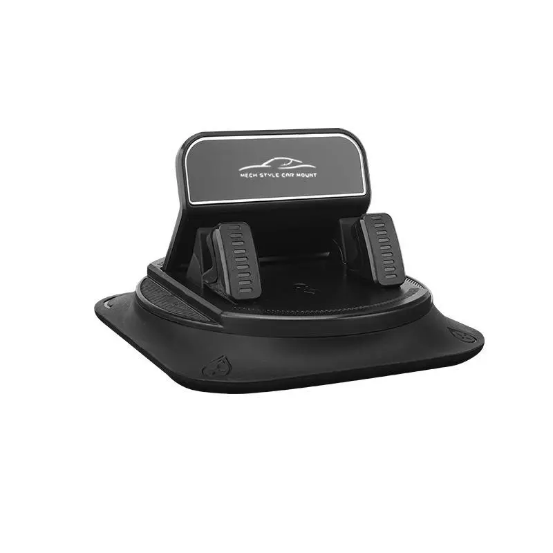 Residue-Free No-Glue Dashboard Car Phone Mount, Adjustable Cradle Cell Phone Stand Perfect for Road Trips & Daily Commute