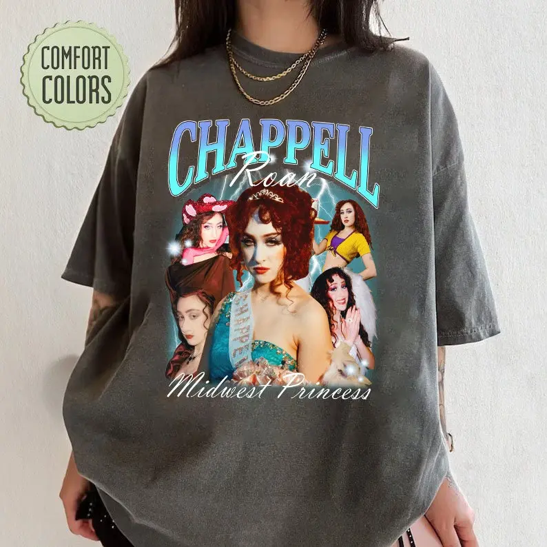 ChappellRoan – Midwest Princess Unisex T-Shirt - Fan Tees- Merch Gift - Retro 90s Tee