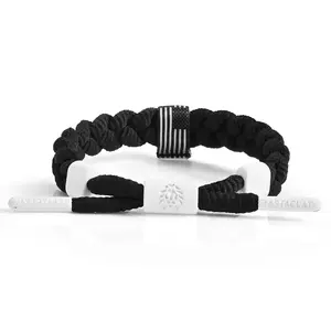 "USA POW" Braided Bracelet