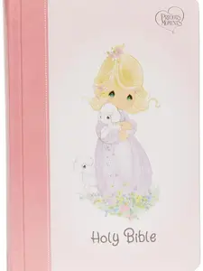 NKJV, Precious Moments Small Hands Bible, Hardcover, Pink, Comfort Print: Holy Bible, New King James Version Hardcover