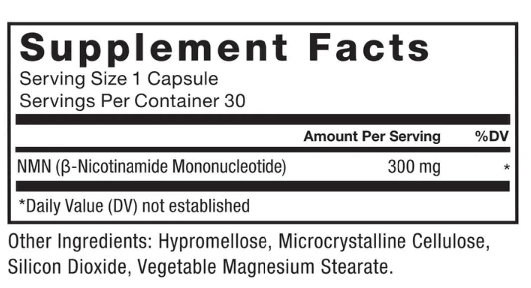 Force Factor NMN for Cellular Energy,  300mg per Serving, 30 Capsules  Dietary Supplement man kit Edible Healthcare