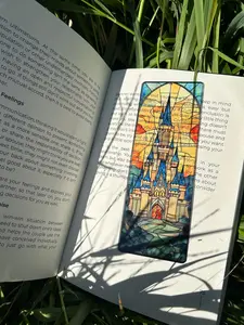 Magic Castle Bookmark – Kingdom Castle Bookmark - Walt-Inspired,Enchanting Theme Park, Mickey Magical Mouse