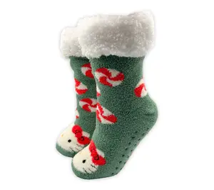 Holiday Character Cozy Sock Warmer with Non-Skid Sole