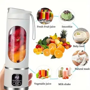 Portable USB Charging Cordless Blender and Handheld Juicer, Easy to Clean, Perfect for Smoothies, Milkshakes, Fresh Fruit Drinks