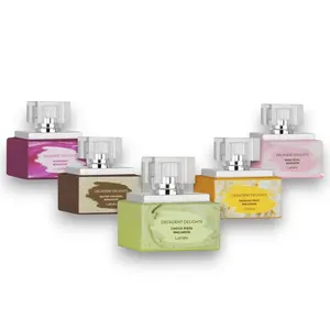 Lattafa | Decadent Delights | Choco Pista + Salted Caramel + Passion Fruit + Rose Petal + Raspberry Macaron | Eau De parfum | 50 ML | Pistachio - Tonka Bean & Musk Notes