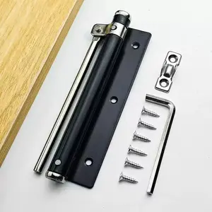 Quiet Stainless Steel Automatic Door Closer SteelSilent Lowering Valve System No Assembly Requiredincludes Lever Arm & Mounting Screws Wrench SelClosing Hinges for Homes Offices Hotels HospitalsSafety Spring Minimalist Design