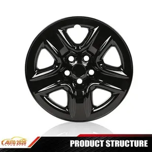 1 PCS Fit For 2006-12 Toyota RAV4 5-Spoke 17” Wheel Hub Glossy Black Cap Cover 1 PCS Fit For 2006-12 Toyota RAV4 5-Spoke 17” Wheel Hub Glossy Black Cap Cover