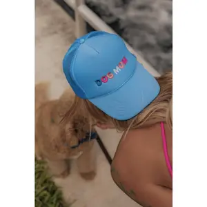 Dog Mom Multicolored Foam Trucker Hat