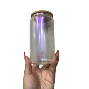 16oz Shimmer Tumbler - Clear Product with Shimmering Feature