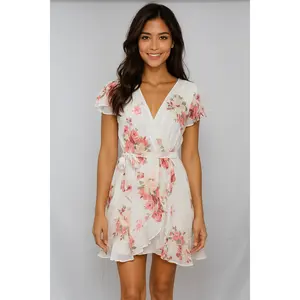 Floral Printed Short Dress