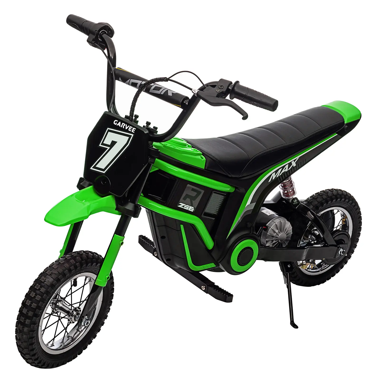 24V 350W Electric Dirt Bike for Kids - 3-Speed Ride-On Motorcycle - Up to 14.29 MPH, Shock-Absorbing Suspension, Rear-Wheel Drive, Rechargeable Battery - Appropriate for Boys & Girls Ages 5-17, Max Load 135 lbs, 18.3'' Seat Height