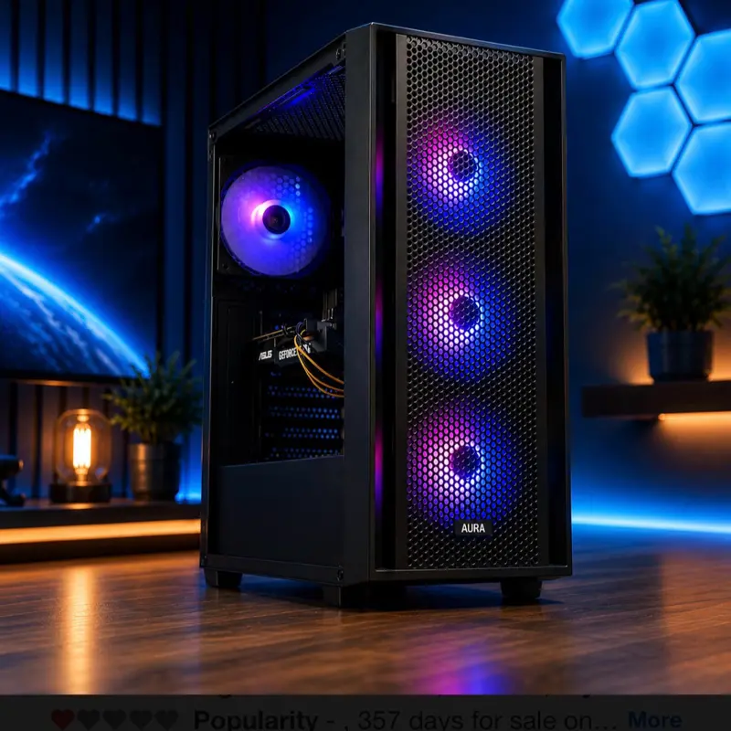 RTX 5060, Intel i7, Ryzen 7 , 32GB RAM, 2TB SSD Gaming Computer Desktop PC