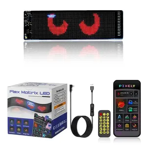 LED Pixel Soft Light Display Screen with APP Control, Dimmable Programmable Night Light for Home Decor, Wall Mounted or Desktop Use