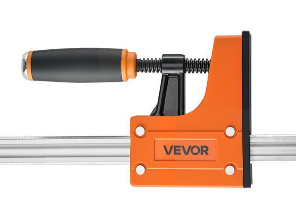 【Summerfinds】VEVOR 4-Piece F-Style Bar Clamps - 24in & 31in Heavy Duty Secure Upgraded, 1100 lbs Clamping Force, 2-in-1 Design, PA6 Handles, Parallel Soft Rubber Pads, Carbon Steel Bar for DIY Woodwork & Wood/Metal Joining Projects, Heavy Duty Clamp 【Summerfinds】VEVOR 4-Piece F-Style Bar Clamps - 24in & 31in Heavy Duty Secure Upgraded, 1100 lbs Clamping Force, 2-in-1 Design, PA6 Handles, Parallel Soft Rubber Pads, Carbon Steel Bar for DIY Woodwork & Wood/Metal Joining Projects, Heavy Duty Clamp