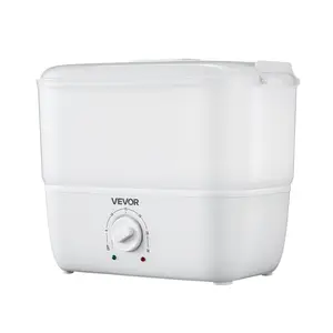 VEVOR Hot Towel Warmer, 1.1 gal Small Towel Steamer with Clip Indicator, Holds 12-15 Towels, Portable Facial Warmer Quickly Heats Up in 5 Minutes, for Spa, Barber, Manicures, Massage, Salon, White