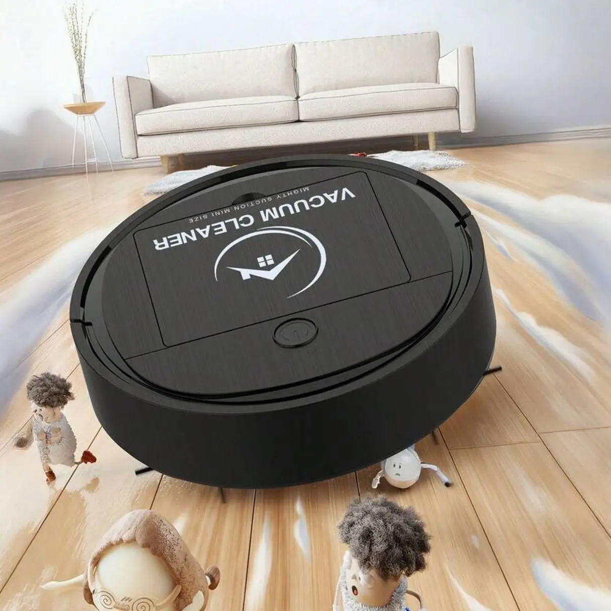 Robot Vacuum And Mop Combo, 3 Functions In One, Strong Suction For Floors, Carpets & Pet Hair, Quiet And Efficient Home Cleaner