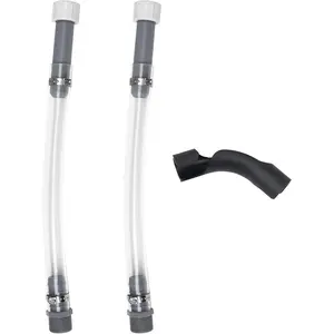 2 PCS Fits VP Racing Fuel Jug Hose with 1 PCS Hose Bender Gas Can Hoses Suitable for 3/5/5.5 Gallon VP Fuel Jugs Racing Gas Can Spout Replacement