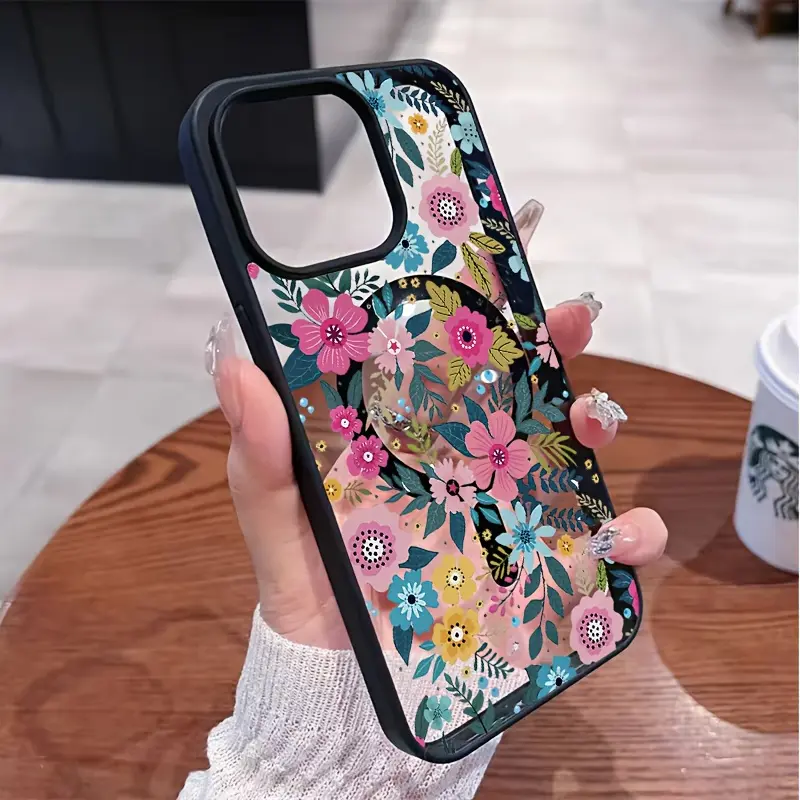 Pastoral Landscape Smartphone Shell - Slim Fit, Dual-Layer Polycarbonate, Durable, Anti-Drop, Raised Bezels, Skin-Feel Magnetic Cover, Wireless Charging Compatible, Accessories for iPhone 11-17 Pro Max Plus Devices, Cellphone, Casing