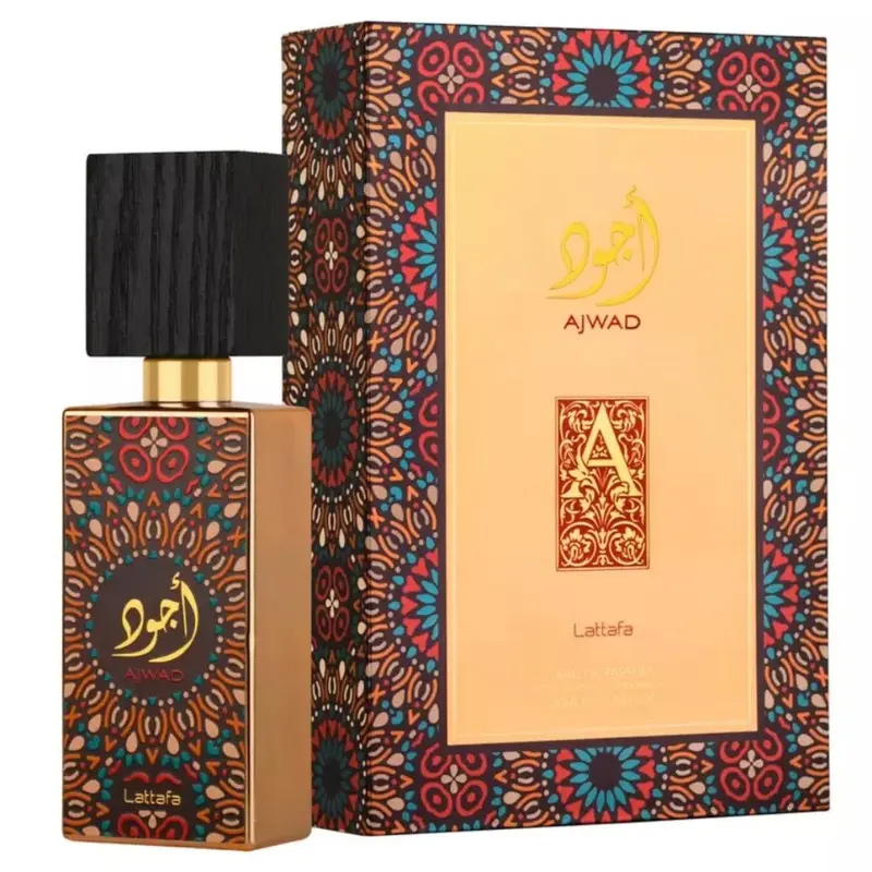 Lattafa Ajwad Unisex Eau de Parfum, 2.04 oz Single Item, Fruity Rose and Vanilla Fragrance