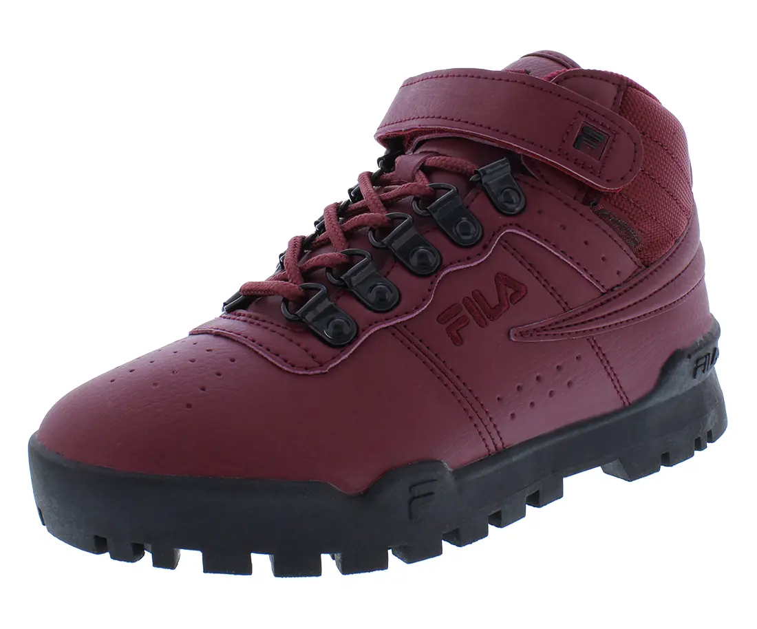 FILA Girls' F-13 Weather Tech High-Top Casual Athletic Trainers - Round Toe, Lace-Up, Weather-Resistant Sports Footwear (1 Pair)