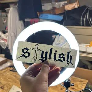 Mini “Gothic” Stylish Waterproof Vinyl Decal