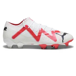 PUMA Mens Future Ultimate Low Firm GroundArtificial Ground Soccer Cleats  - Red