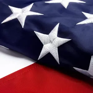 ARROGO Premium American Flag 2x3 2.5X4 3X5 4X6 5X8 6X10 8X12 10X15 Outdoor, Heavy Duty 210D Small Nylon US Flag, Strongest Longest Lasting with Embroidered Stars/Sewn Stripes/Brass Grommets Banners Gift Traditional Wall