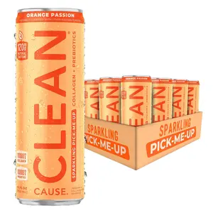 Orange Passion Sparkling Pick-Me-Up with Prebiotics & Collagen