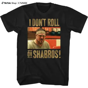 I Don't Roll On Shabbos Big Lebowski T-Shirt, Walter Sobchak Funny Shirt, Big Lebowski Movie Tee, Retro 90s Film Quote Shirt