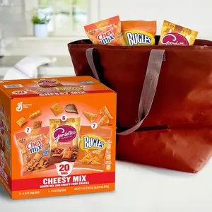 Cheesy Mix Variety Pack Snacks, Chex Mix Cheddar, Bugles Nacho Cheese, Gardetto's Aged Cheddar, 20 Ct, 28.875 oz