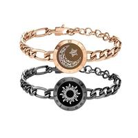 Figaro Chain（Black+Rosegold）