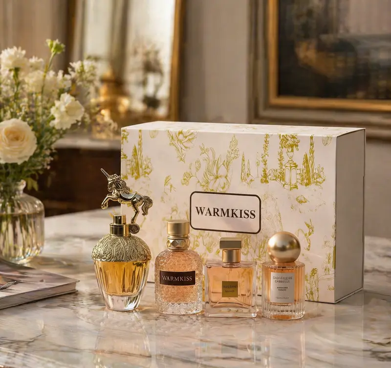 WARMKISS 4-Piece Women's Perfume Gift Set | Long-Lasting Floral