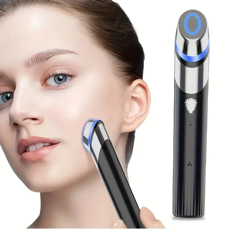6-in-1 Real Glass Glow Beauty Massager | Light Beige Upgraded Version | Light Beige Care Device - Facial Glow Booster for Maximizing And Boosting Light Beige Care Absorption - Needle Free, Radiance, Elasticity Light Beige Care Firming, Toni