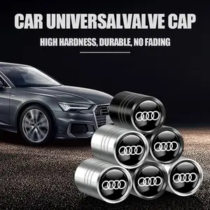 4Pcs High Quality Metal Universal Car Wheel Tire Air Valve Caps Stem Covers for AUDI RS S SLINE quattro A4 A3 A6 Q3 Q7 TT B8 8P 8V Q5 A5 A1 A7 A2 Q2 C6 Durability