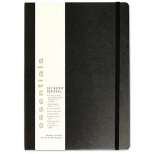 Essentials A4 Dot Matrix Notebook by Inc Peter Pauper Press