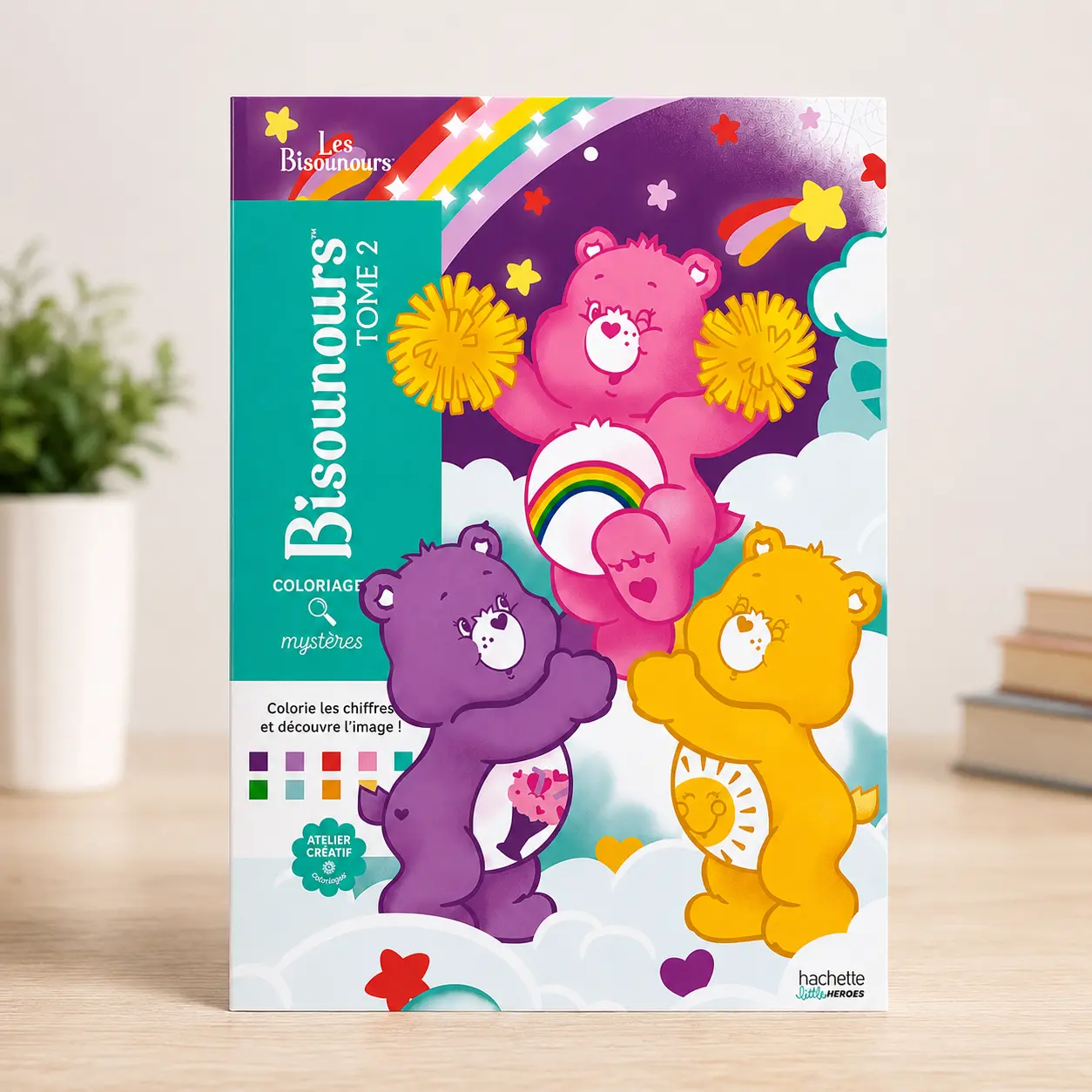 Coloriages Mystères Care Bears Tome 2 - Relaxing Color by Number Book