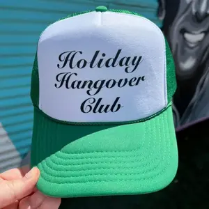 Holiday hangover club trucker hat
