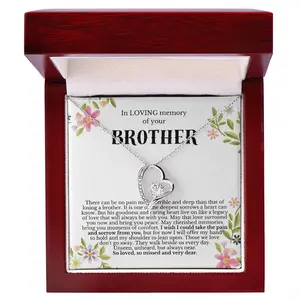 In Loving Memory of Brother – A Timeless Necklace Honoring the Legacy of Love and the Joy He Shared with His Family