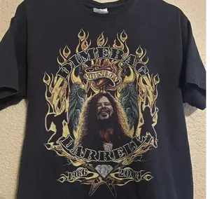 [Sale Up To 30%] Vintage Dimebag Darrell 1966-2004 Rip Graphic Pantera Rock T-shirt Size Medium
