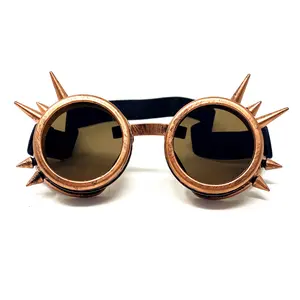 Steampunk Victorian Style Metallic Scientist Time Traveler Goggles