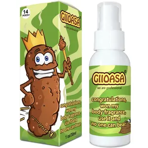 Powerful Stink Bomb Spray Prank, Fake Poop Spray Joke Toy, Fun Practical Jokes for Friends & Family, Perfect Gag Gift Idea
