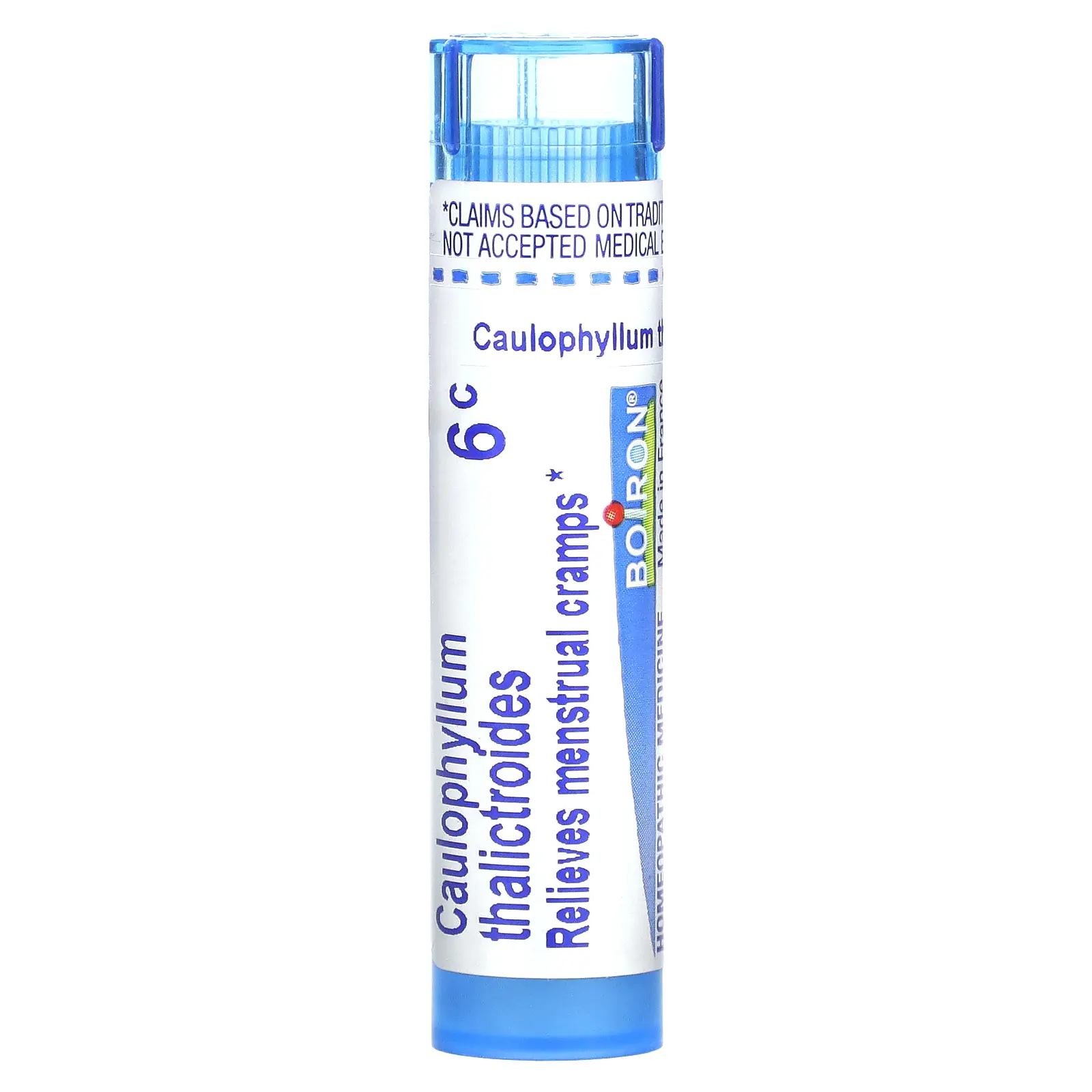 Boiron Caulophyllum Thalictroides, 6C, Cramp Relief, Approx 80 Pellets | HSA/FSA Eligible