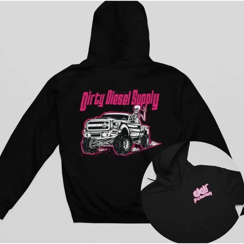 graphic hoodies]Dirty Diessel Supply Pink Diesel Truck Graphics