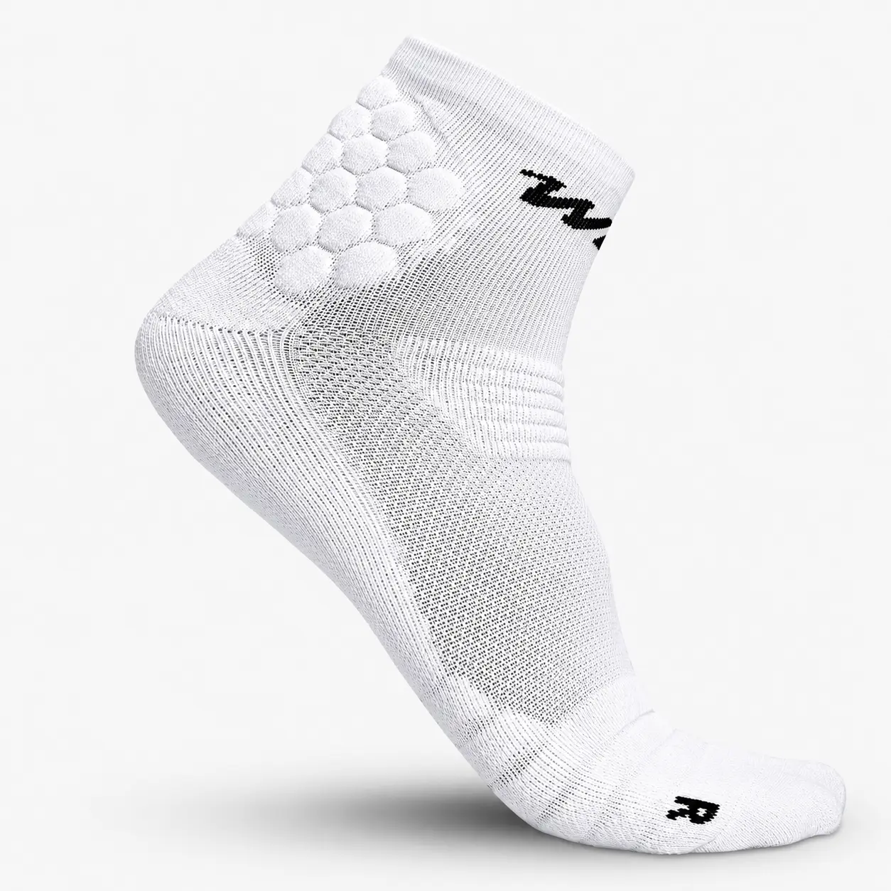 We Ball Sports Padded Athletic Quarter Socks - Compression, Cushioned, Sports Fit (1 Pair)