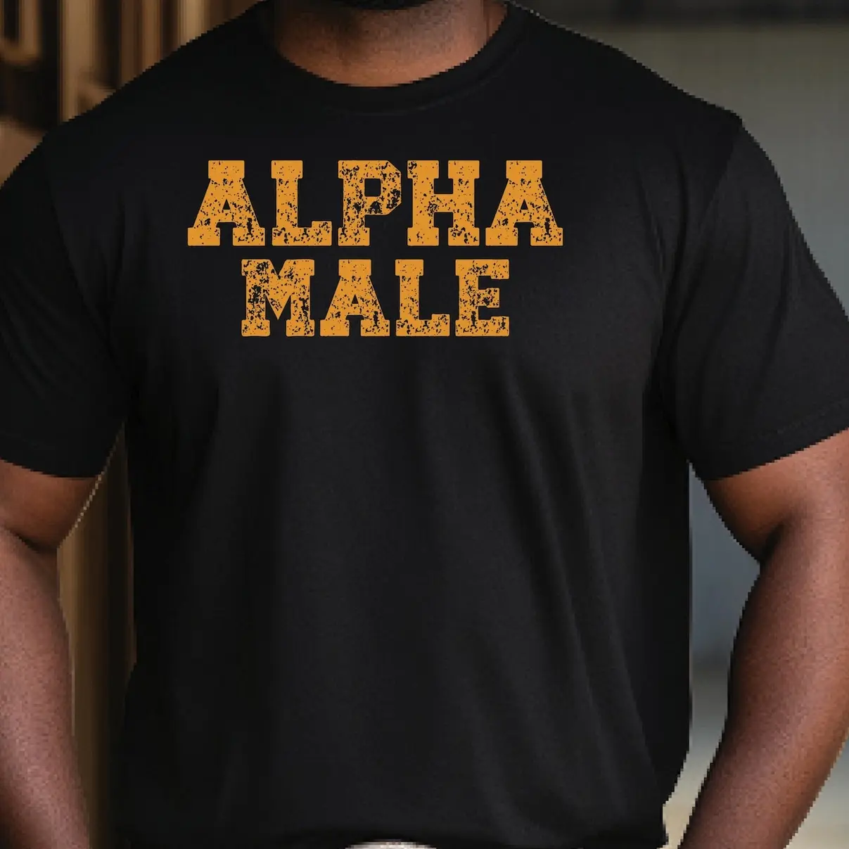 Alpha Male, Alpha Shirt, Black and Gold, 1906, Alpha Tees, Alpha Shirt, 06 shirt, Men of Distinction, Alphas, Black Greek Fraternities,